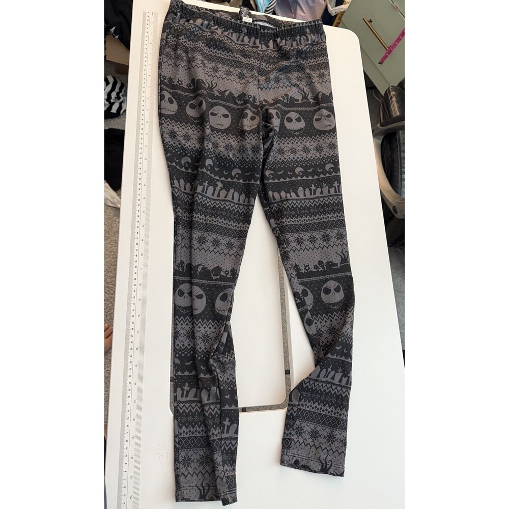 Nightmare Before Christmas Fair Isle Leggings Halloween Hot Topic Size L